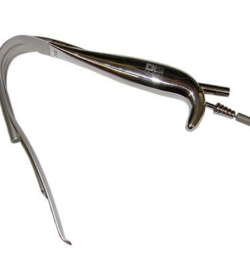 ESI Improved Mammary Retractor with teeth and suction
